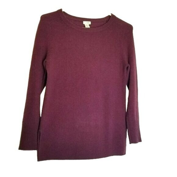 Halogen cashmere 100% cashmere size XS petite Maroon Great preloved condition‎ - Picture 1 of 11